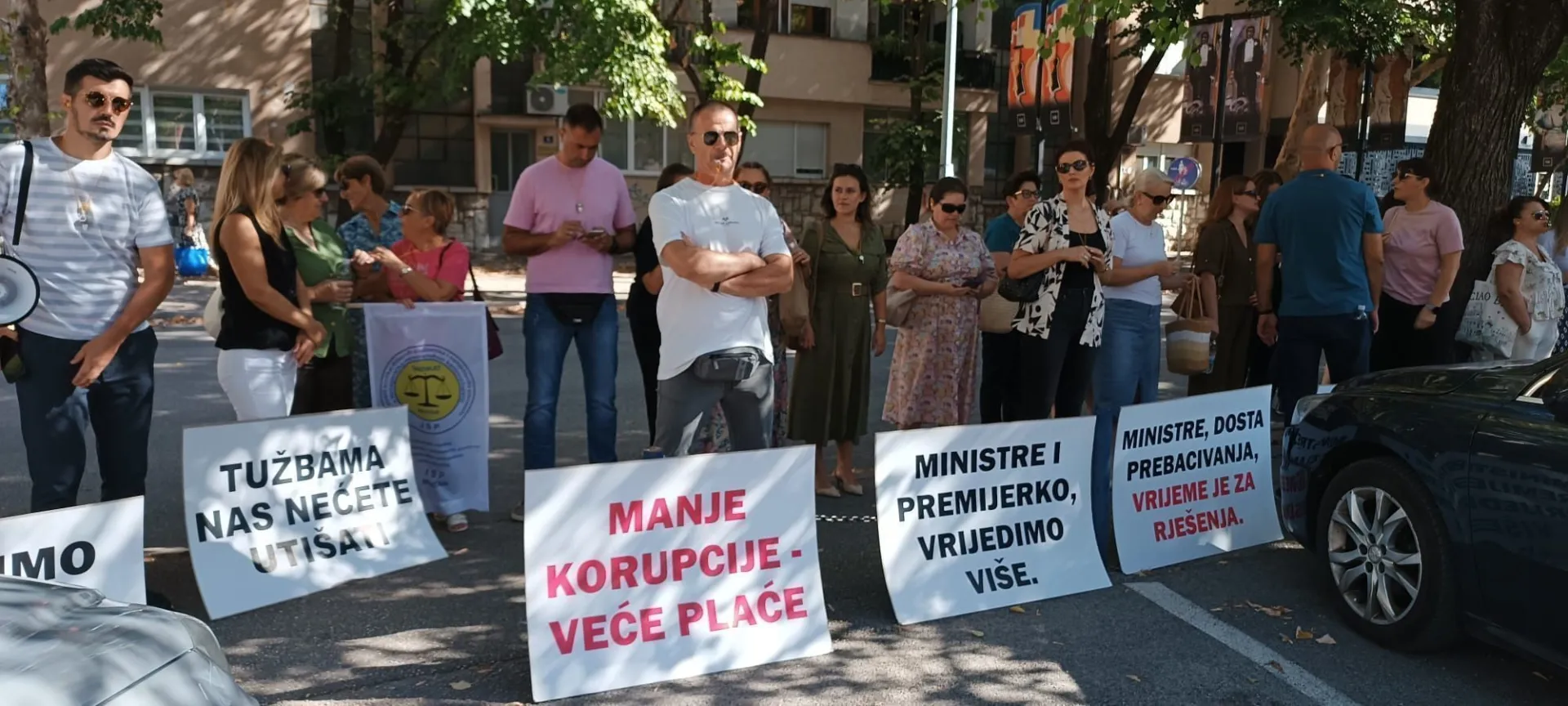 Radnici u pravosuđu HNK stupili u generalni štrajk