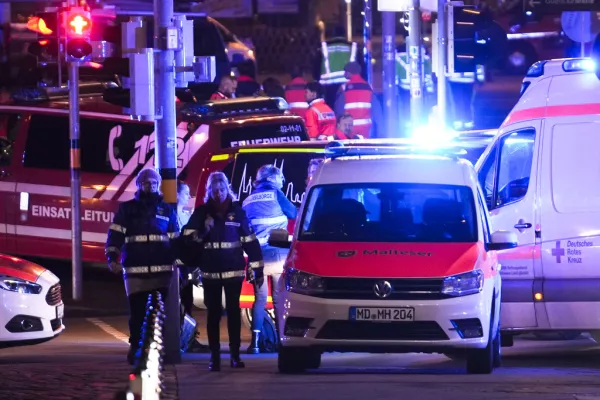 A special police task force (SEK) after the fatal knife attack Friday at the festival in Solingen, August 2024