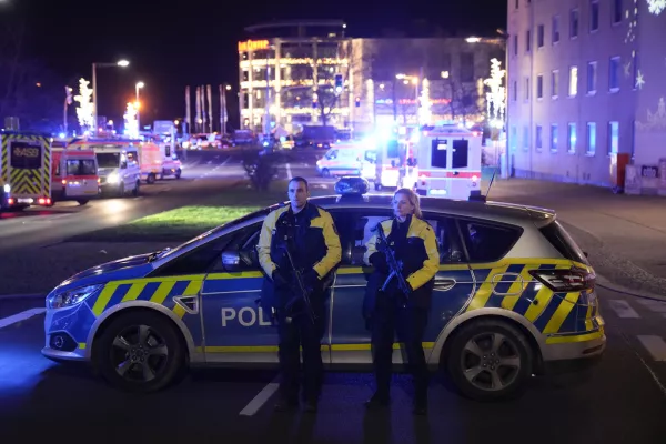 A special police task force (SEK) after the fatal knife attack Friday at the festival in Solingen, August 2024