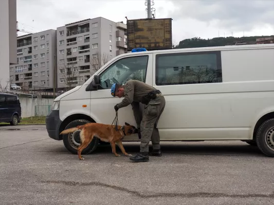 A special police task force (SEK) after the fatal knife attack Friday at the festival in Solingen, August 2024