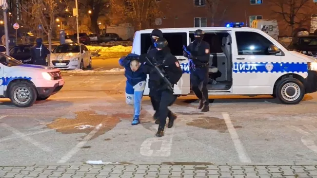 A special police task force (SEK) after the fatal knife attack Friday at the festival in Solingen, August 2024